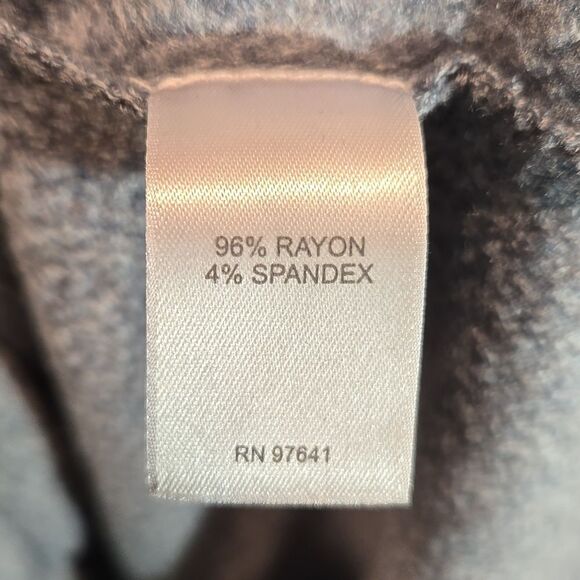 J.jill Tranquility Fleece Top In Blue Size XL - Picture 6 of 9